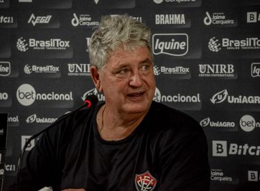 Geninho fica satisfeito com empenho do Vitória e acredita em evolução do time