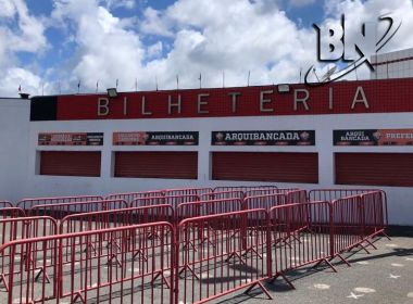 Vitória x Volta Redonda: bilheterias do Barradão funcionarão no sábado e domingo