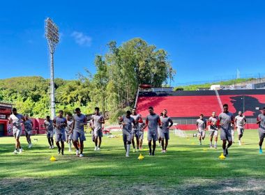 Com bola parada, Vitória finaliza preparação para enfrentar o Paysandu