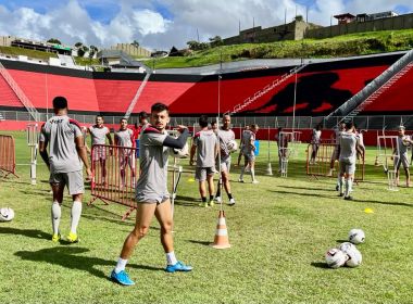 Vitória encerra preparação para enfrentar o Ferroviário pela Série C