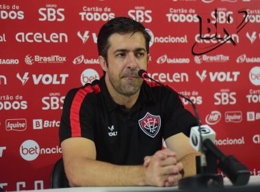 Técnico do Vitória, João Burse elogia Dalton e valoriza empate com o ABC