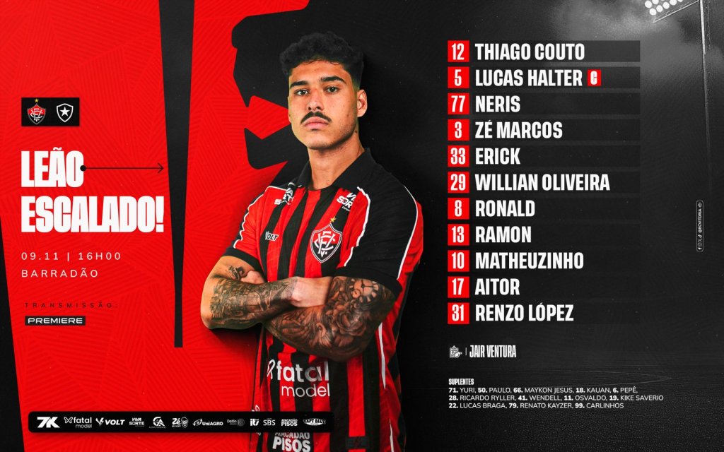 Confira as escalações oficiais de Vitória x Botafogo pelo Brasileirão 1 WhatsApp%20Image%202025 11 09%20at%2015.00.54.