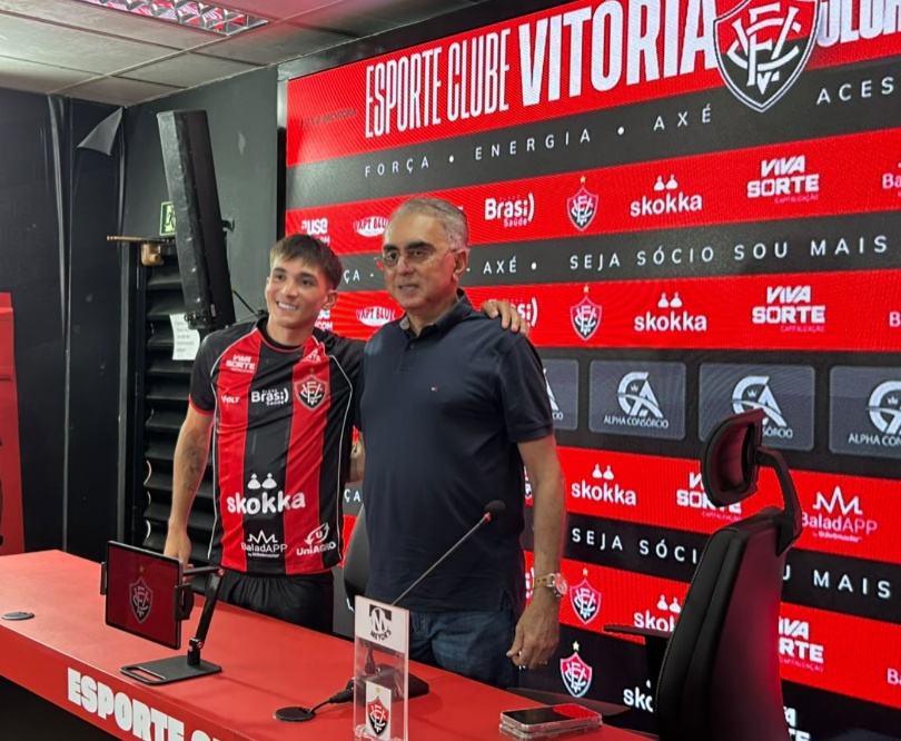 Laquintana se diz pronto para estreia e fala sobre pressão no Vitória: “Venho do Peñarol e sei como é”