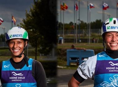 Irmãs, Ana Sátila e Omira sobem ao pódio na Copa do Mundo de Canoagem Slalom