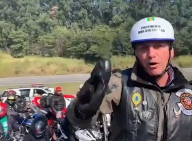 Governo Doria multa Bolsonaro por não usar máscara em motociata em São Paulo