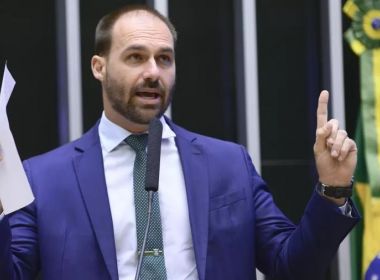 Eduardo Bolsonaro é acionado no Conselho de Ética por ataques a Míriam Leitão