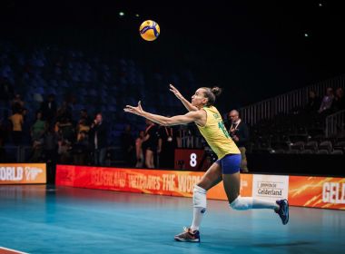 Brasil atropela a Argentina por 3 a 0 e mantém 100% no Mundial de vôlei