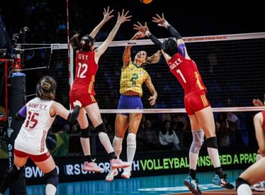 Brasil bate China de virada na última partida da 1ª fase do mundial feminino de vôlei