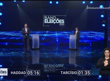 Tarcísio e Haddad nacionalizam debate com vitrines e vidraças de Bolsonaro e Lula
