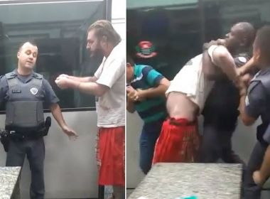 Policial quebra braço de dirigente do PT em delegacia; veja vídeo