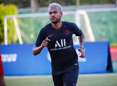 Neymar está fora do amistoso do PSG contra a Internazionale
