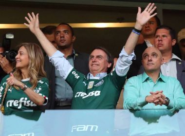 Bolsonaro encontra Felipão e conta ter cachorro com o nome do técnico