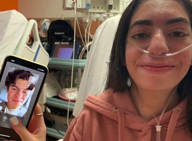 Shawn Mendes liga para filha de Vampeta, que espera por transplante de coração