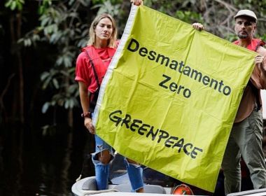 Bruno Gagliasso e Giovanna Ewbank mapeiam incêndio na Amazônia com Greenpeace