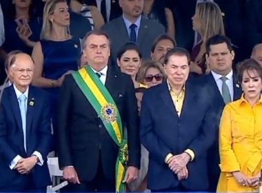Bolsonaro abre desfile da Independência com Silvio Santos e Edir Macedo