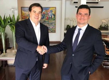 Moro se encontra com Maia e defende resgate de pontos derrotados no pacote anticrime