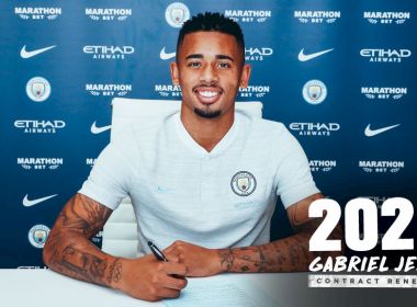 Gabriel Jesus assina contrato de renovação com o Manchester City até 2023