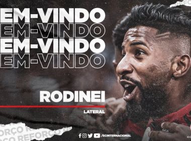 Inter anuncia Rodinei, ex-Flamengo, como novo lateral direito para 2020