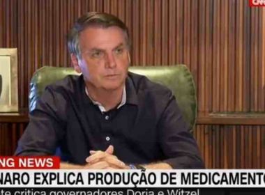Bolsonaro chama Doria de 'lunático' e diz a governadores que 'eleições ainda estão longe'