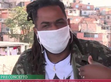 Repórter da Globo é alvo de racismo ao usar máscara contra coronavírus