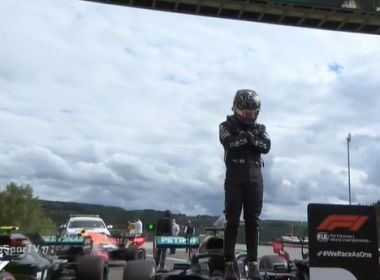 Com homenagem ao 'Pantera Negra', Hamilton domina e faz pole na Bélgica