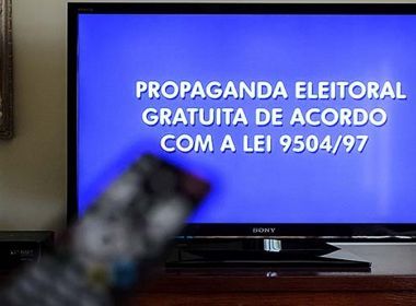 Prefeitos que tentam a reeleição dominam propaganda na TV