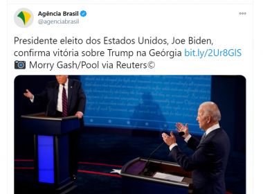 Agência de notícias do governo Bolsonaro chama Biden de 'presidente eleito'