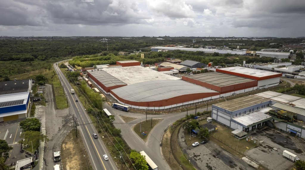 Empresa Solar Coca Cola vista de cima