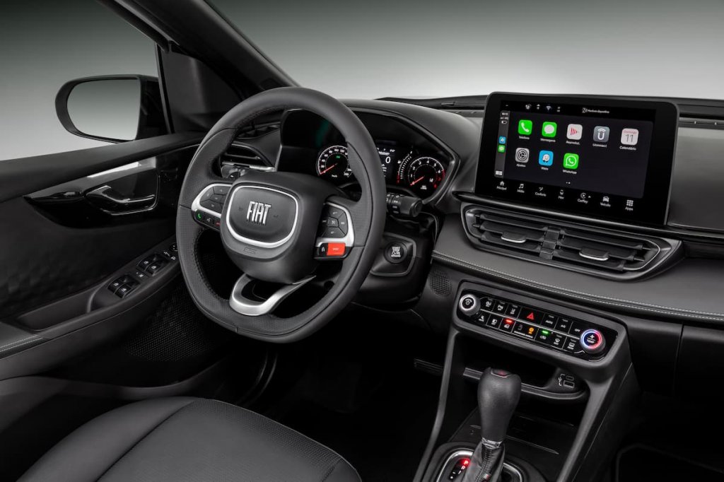 Painel do carro Pulse da Fiat