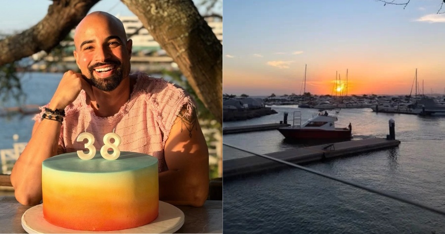 Alisson Short comemora aniversário em festa ao pôr do sol no Restaurante Lafayette