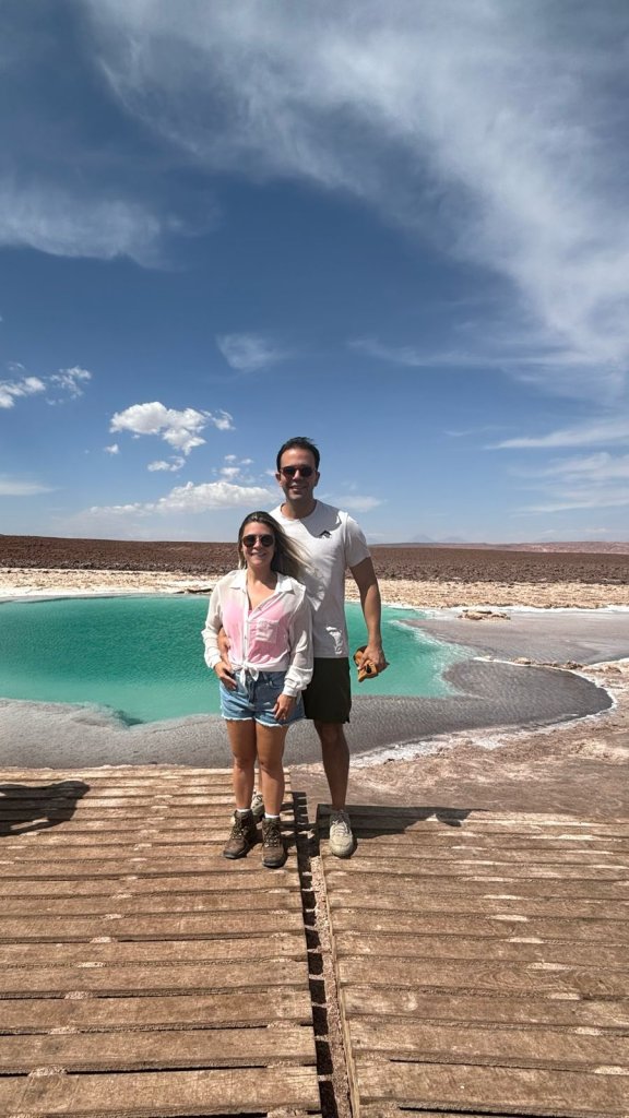 Pedro Sento Se e a companheira Iza Nunes em viagem de FÃ©rias pela AmÃ©rica Latina 