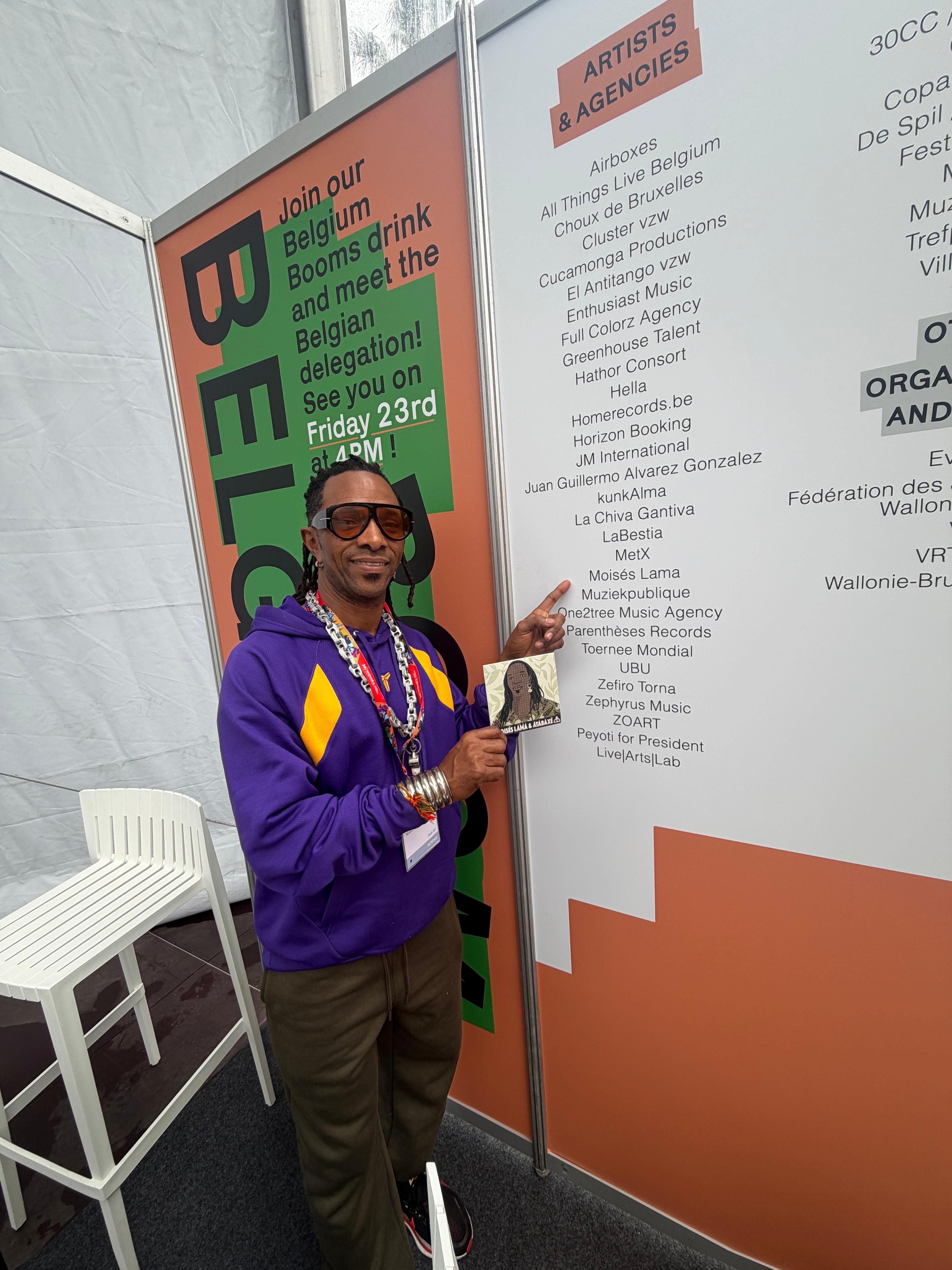 Blog do Marrom: percussionista baiano está participando da Feira de Musica Mundial womex na Espanha