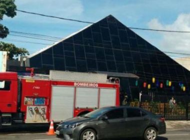 Pirâmide do Rio Vermelho sofre princípio de incêndio nesta sexta