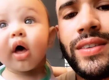 Filho de Gusttavo Lima abre o berreiro ao ouvir pai cantando música em alta