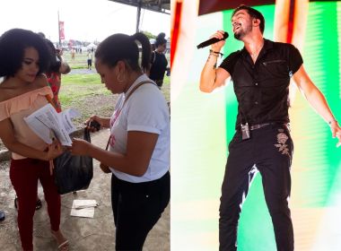 Em parceria com VSBA, Luan Santana arrecada 14 toneladas de alimentos em gravação de DVD