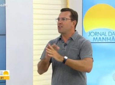 Em meio a 'polêmica' com banco, Rodrigo Bocardi apresenta 'JM' e baianos aprovam