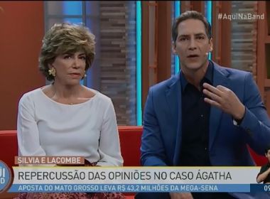 Após bate boca ao vivo em programa, Lacombe e Poppovic fazem as pazes