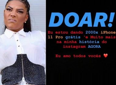 Assim como Marina e Cleo, Ludmilla tem perfil do Instagram hackeado: 'Estou só o ranço'