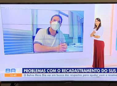 Ao vivo, Jessica Senra 'bate-boca' com secretário de saúde por 'desencontros' no SUS