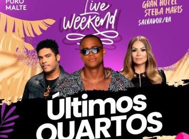 Com Denny, Léo Santana e Sol Almeida, 'Live Weekend' tem últimos quartos disponíveis 