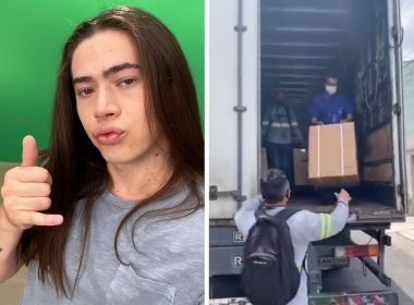 Whindersson Nunes mostra respiradores chegando a Manaus: 'Ninguém acima do povo'