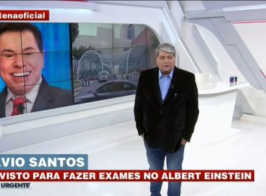 Datena diz que Silvio Santos está com suspeita de Covid-19