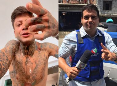 Após acidente de carro de Marcelo Castro, Kannário ironiza 'telhado de vidro' do jornalista