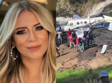 Avião com cantora Marília Mendonça cai em cachoeira em MG 