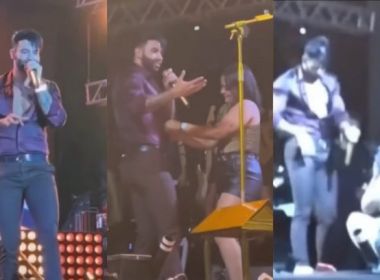 Vídeo: Fã desmaia no palco após pedir para Gusttavo Lima tirar camisa
