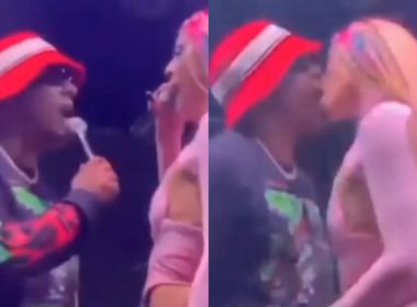 VÍDEO: Márcio Victor dá beijão em Pabllo Vittar durante show em São Paulo