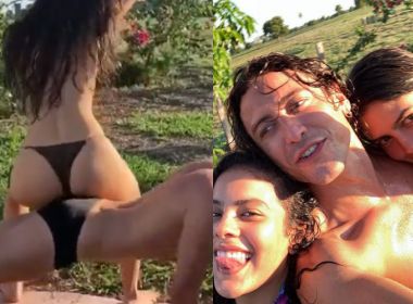 Topless e bebidas: Fotos dos bastidores da novela Pantanal viralizam na web