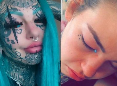Mulher-Dragão lembra cegueira e lágrimas azuis durante tatuagem: 'Fiasco'