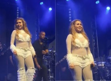 Ainda com rosto inchado, Joelma retorna aos palcos: 'Vou fazer essa turnê'