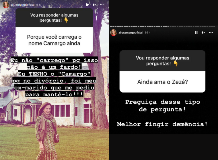 Zilu Camargo reaparece na rede social e explica inchaço no rosto